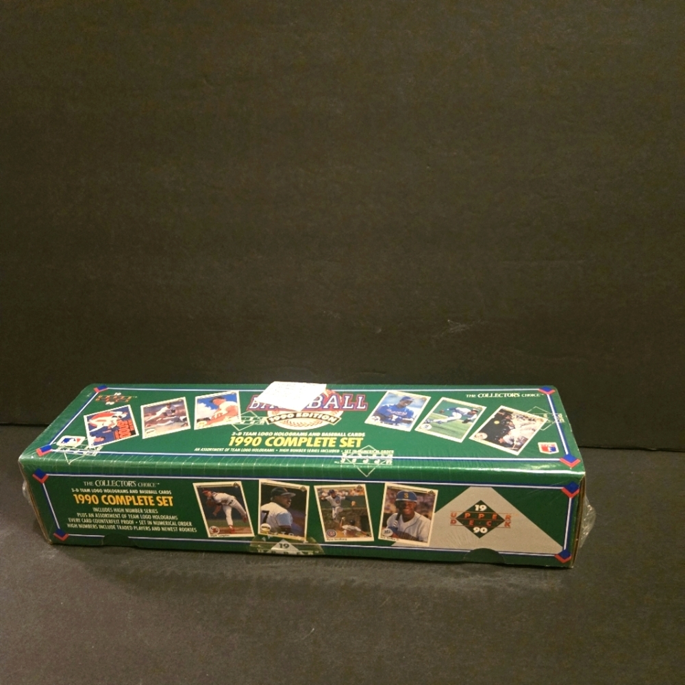NEW UPPER DECK 1990 MLB BASEBALL 3-D TEAM LOGO CARD COMPLETE SET FACTORY SEALED